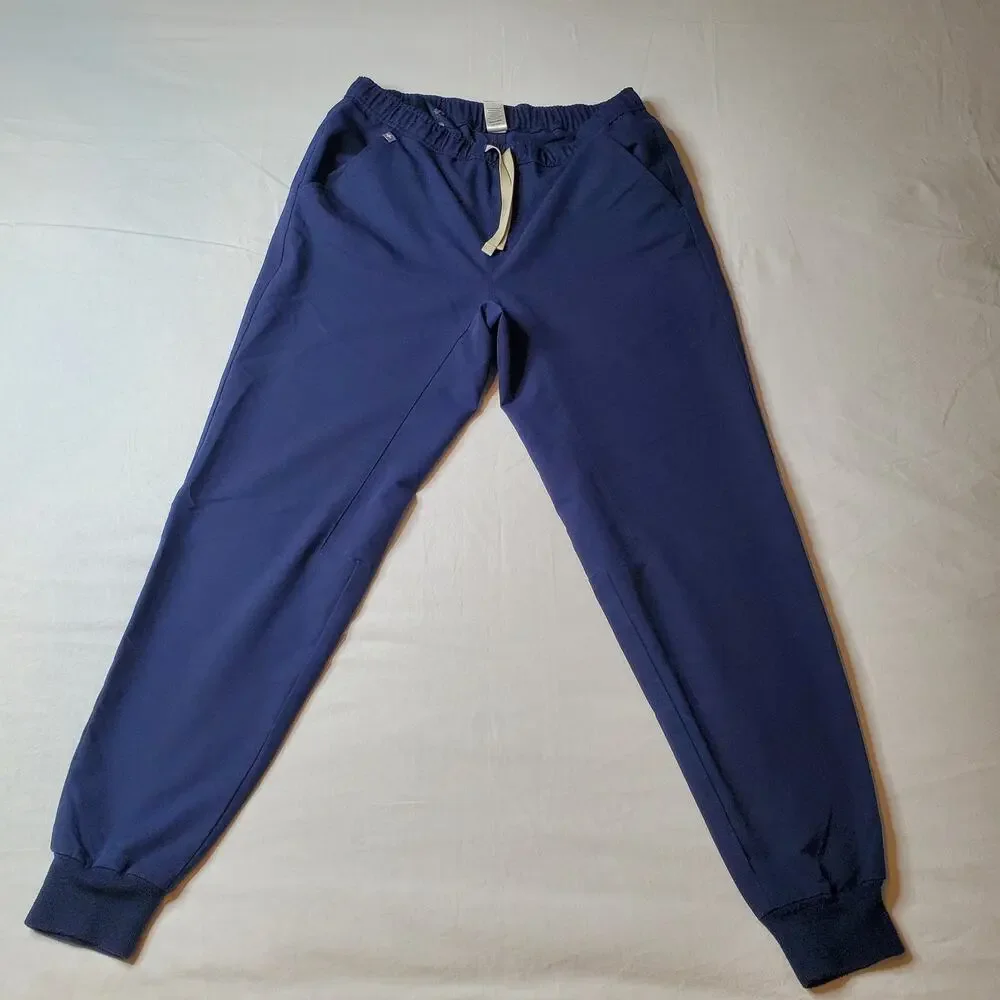 Figs Men's Size M Tansen Jogger Slim-Fit Scrub Pants Navy Blue MXXSW2004S